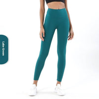Yoga Women's No Embarrassment Line Skin-friendly Nude Feel Fitness Pocket High Top Sports Leggings