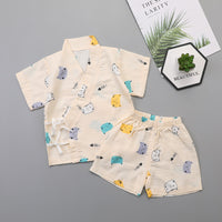 Newborn Gauze Air-Conditioned Pajamas