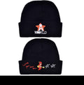 Woolen knitted hat bear cold hat
