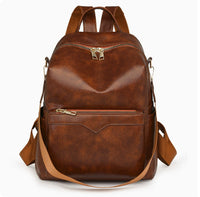 Elegant Solid-Color Womens Backpack For Commuting With Large Capacity
