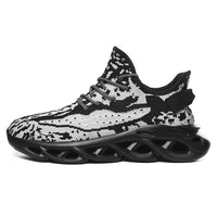 High-elastic rubber-plastic breathable travel sports shoes