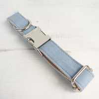 Blue cowboy pet dog collar