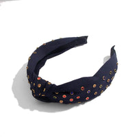 Hot Rhinestone Color Flashing Rhinestone Knotted Headband