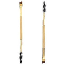 Bamboo handle double eyebrow brush Eyebrow brush eyebrow comb Eyebrow brush Eyelash brush dual purpose brush