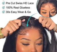 Body Wave Glueless Human Hair WigsGlue-free Hoods