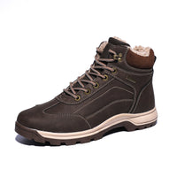 Plus Velvet British Warm Tooling Men's Shoes Outdoor