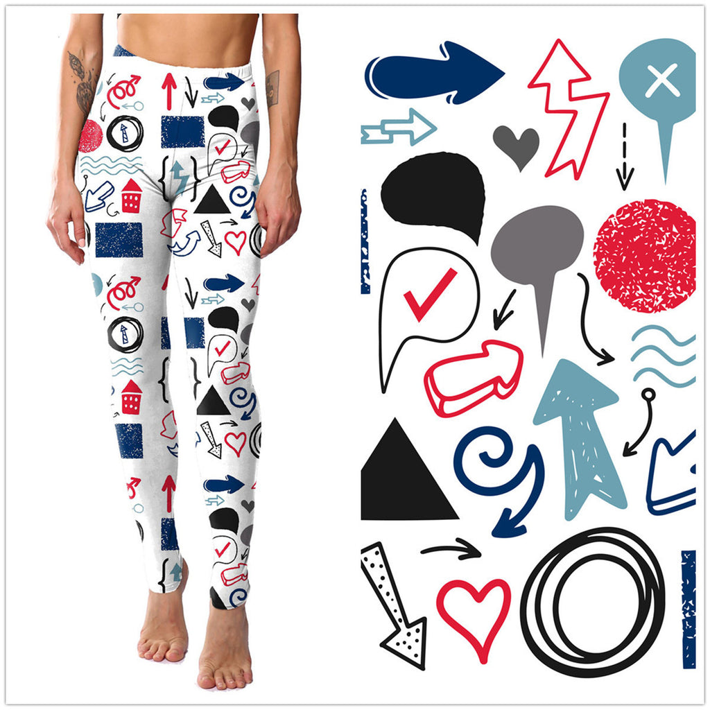 Personalized Digital Printing Kitten Leggings