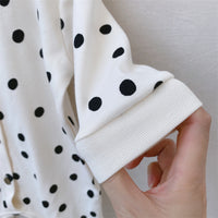 Polka Dot Climbing Suit Baby One-piece Long Sleeve