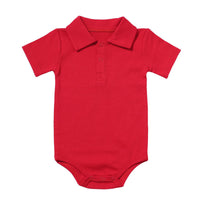 Short sleeve cotton baby one piece creeper