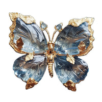 Crystal Butterfly Dual-use Original-design Corsagebrooch