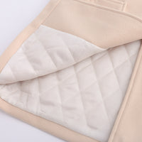 Retro Horn Button Hooded Woolen Coat