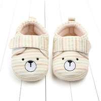 Spring and autumn cartoon color cotton baby shoes