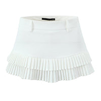 Women's Pleated Mini Skirt Stitching