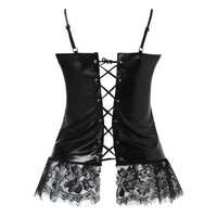 Sexy Women's Pajamas With Sling Checked Nightdress