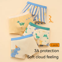 Boys' Cotton Printing Boxer Shorts