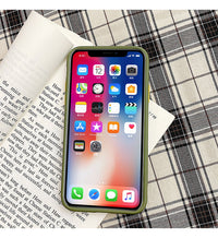 English label frosted phone case