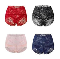High waist sexy transparent briefs