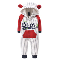 Double layer sweater baby one-piece romper