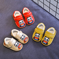 Leather Baby Toddler Shoes With Soft Sole