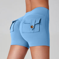 Sports Fitness Workwear Pocket Training Peach Quick-dry Butt-lifting Yoga Pants