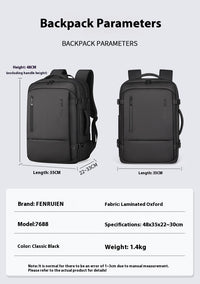 A Large Capacity Backpack For Men's Commuting Travel