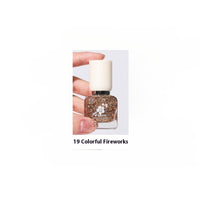Water-based Quick-drying Baking-free Long-lasting Tearable Popular Color White Fragrance-retaining Nail Polish
