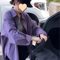 Womens Elegant Relaxed-fit Casual Shirt