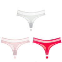 Cotton low-rise seamless women's briefs