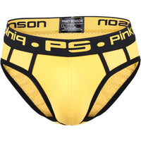 Men's Low Waist Sexy Solid Color Breathable Briefs