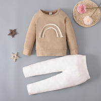 Boy Children Spring  Autumn And Winter Long-sleeved Khaki