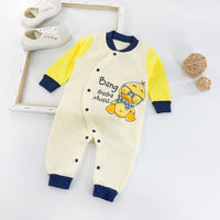 Newborn Baby One-Piece Romper Three-Month Baby Outing Clothes
