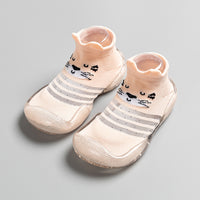 Non-slip knitted toddler shoes