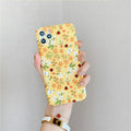 Compatible with  , Creativity Phone Case Frosted Floral Butterfly Phone Case