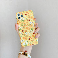 Compatible with  , Creativity Phone Case Frosted Floral Butterfly Phone Case