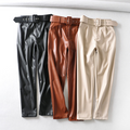 Hot ladies leather pants