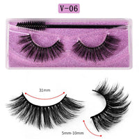 Long Natural Eyelashes With Plastic Cotton Thread