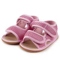 Baby Summer Mesh Fabric Breathable Soft Soled Walking Shoes
