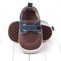 Denim baby shoes soft soled walking shoes