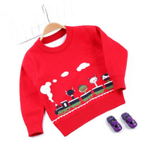 Double-decker train little wool coat
