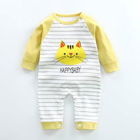 Baby Romper Long Sleeve Cartoon Printing Spring Autumn