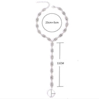 Simple fashion retro hollow carved beach Anklet