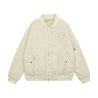 Men's Spring And Autumn Casual Loose Cargo Zipper Cardigan Outerwear Tide