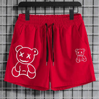 Cotton Printed Bear Shorts For Men
