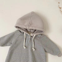 Baby Fashion Hooded Long Sleeve Bodysuit