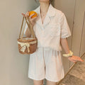 Women's New Loose Simple Polka Dot Loungewear Suit