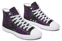 Fashion Printed Couple High Top Canvas Shoes