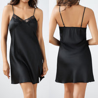Chiffon Slip Nightgown Thin Lace Sleepwear