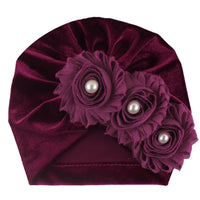 Baby Solid Color Flower Hat