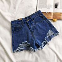 Spicy Girl Denim Shorts Arrival Slimming High-Waisted Style