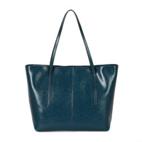 Leather Tote Oil Wax Leather Shoulder Bag For Girls